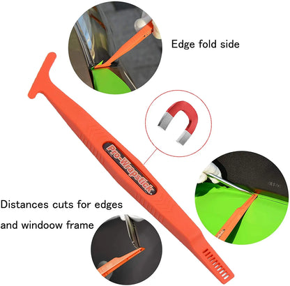 EHDIS Car Tint Tool Kits PPF Vinyl Wrap Squeegee Rubber Water Remover Window Cleaning Scraper Auto Film Stickers Cutter Knife