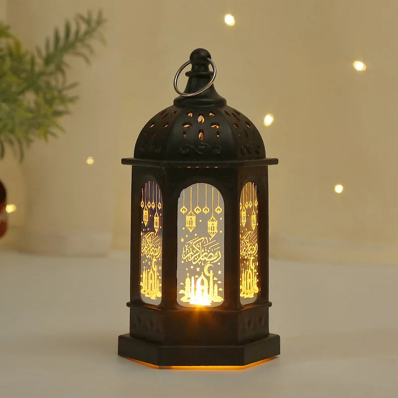 EID Mubarak LED Wind Lights Ramadan Decoration for Islamic Muslim Home Festival Party Decor Ramadan Kareem Eid Al Adha