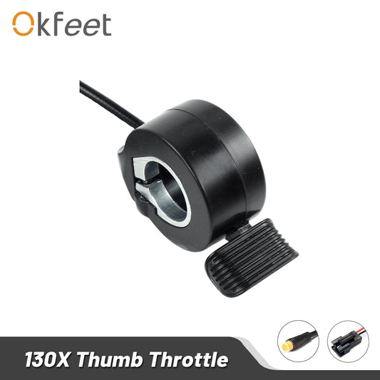 Okfeet Wuxing Throttle Electric Scooter Bike 130X Thumb Throttle Accelerator for Ebike Bicycle Conversion Kit