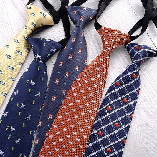 28*6cm Gravata Boys Girls Children's Tie School Class Dance Costume Accessories Band Cartoon Student Tie Necktie Neckcloth