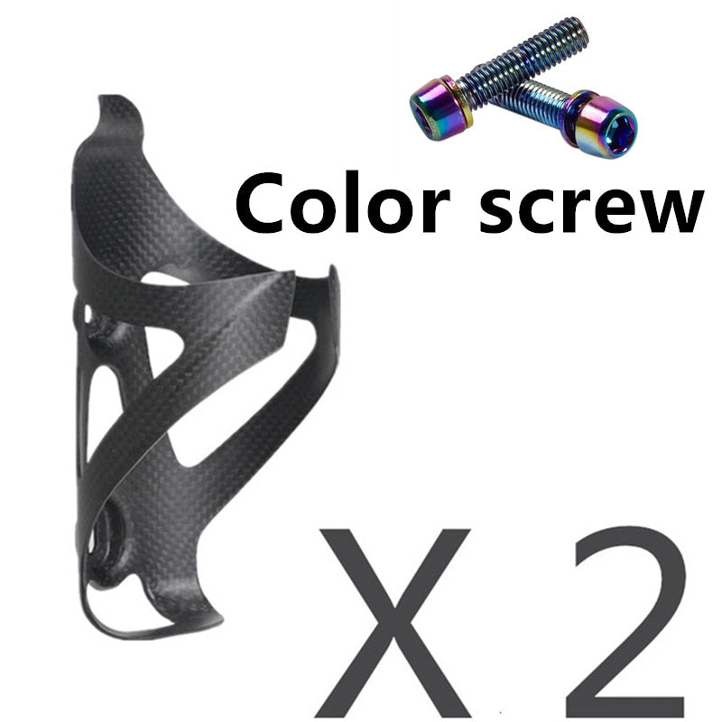 KOCEVLO Full Carbon Fiber Bicycle Ultralig Water Bottle Cage MTB Road Bike Bottle Holder Ultra Light Cycle Equipment Matte/Light