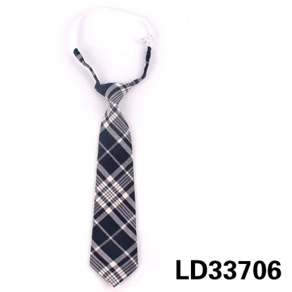Fashion Women Neck Tie for Christmas Cotton Boys Girls Ties Slim Plaid Necktie for Casual Novelty Tie Rubber Neckties