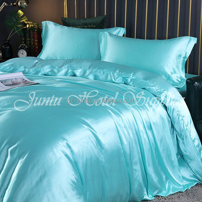 Juntu Customize Silk Bedding Set Mulberry Silk 4pcs Set