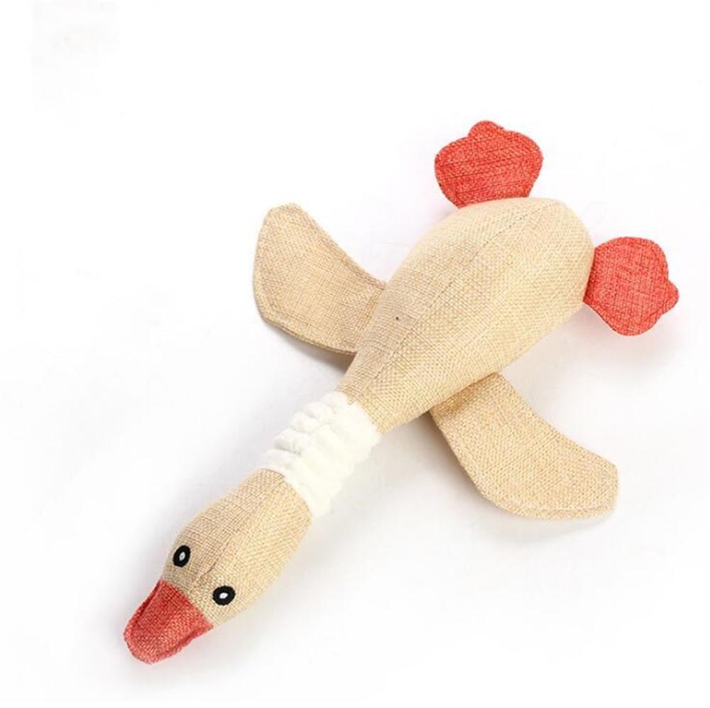 2023 New Cute Plush Toys Squeak Pet Wolf Rabbit Animal Plush Toy Dog Chew Squeaky Whistling Involved Squirrel Dog Toys