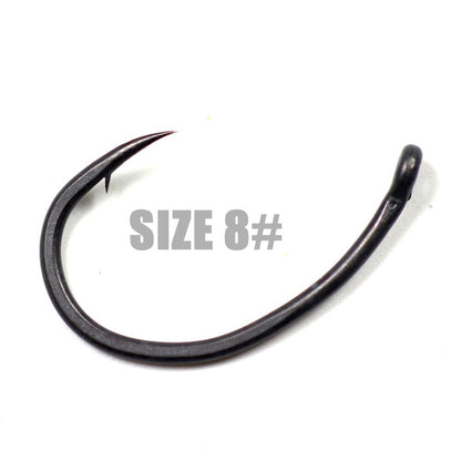 Carp Fishing Hooks for Hair Rigs Coating Curve Shank Crank  Barbed KRANK  Wide Gape  Choddy Made in Japan for Hair Rigs Boilies