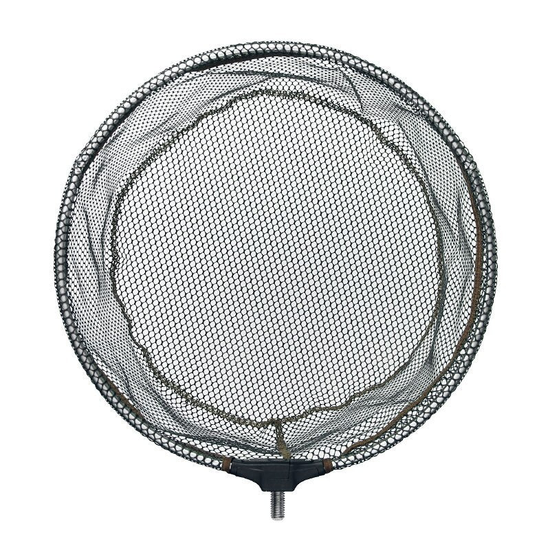 Hand Net Head Aluminum Alloy 8mm Screw Folding Dip Net 35/40/45cm Gluing Net Outdoor Fishing Net Tool Accessories