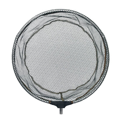 Hand Net Head Aluminum Alloy 8mm Screw Folding Dip Net 35/40/45cm Gluing Net Outdoor Fishing Net Tool Accessories
