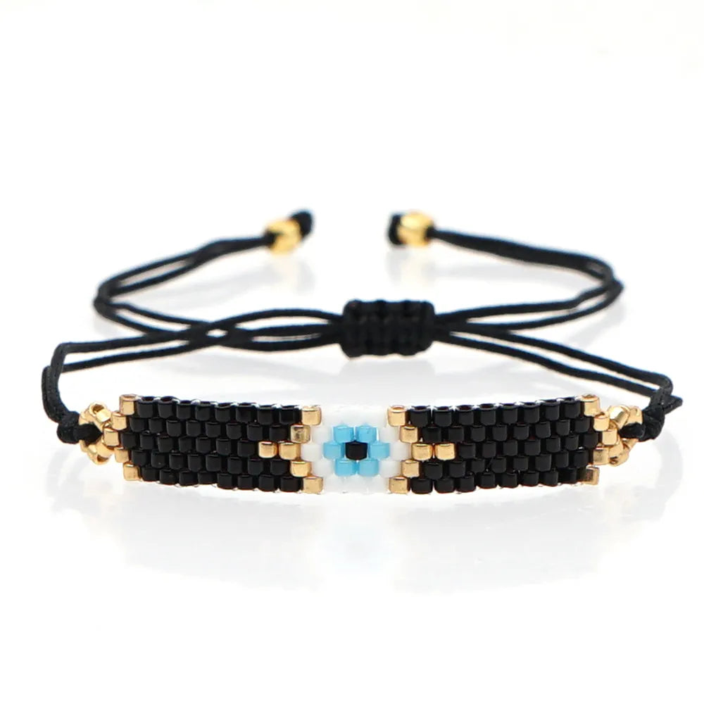 Go2boho Turkish Eye Bracelet Miyuki Evil Eye Bracelets for Women Pulseras Jewelry Handmade Beads Woven Jewellery