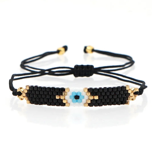 Go2boho Turkish Eye Bracelet Miyuki Evil Eye Bracelets for Women Pulseras Jewelry Handmade Beads Woven Jewellery