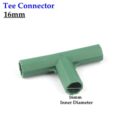 2pcs 11 16mm Plastic Gardening Pillar Connectors Vegetable Climbing Plants Brackets Trellis Awnings Pipe Pole Connect Joints