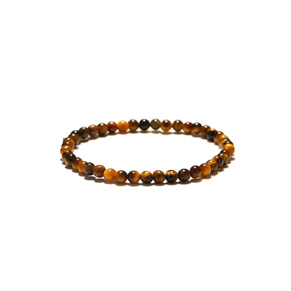 Minimalist 4/6/8/10/12mm 100% Tiger Eyes Beads Bracelet Natural Stone Braslet Accessories Jewelry Pulseras