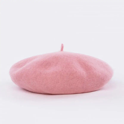 COKK Wool Beret Female Winter Hats for Women Flat Cap Knitted Hats Lady Girl Berets Hat Female Boina Bonnet Painter Hat Cap Hot