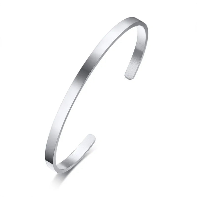 Silverly Cross Cuff Bracelet Stainless Steel Sideways Cross Bracelet Open Cuff Bangle for Men Unisex Jewelry