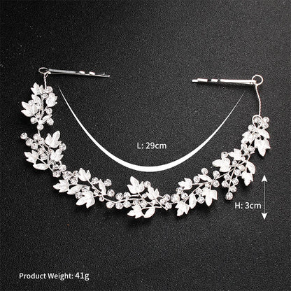 Miallo Classic Crystal Wedding Hair Vine Bridal Hair Jewelry Accessories Headpieces Women Headbands Princess Tiaras and Crowns