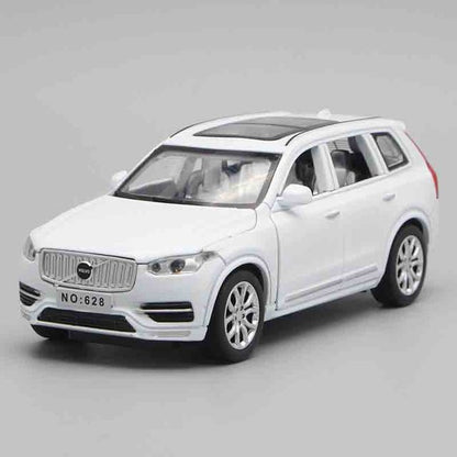 1:32 XC90 Diecast Cars Model Toy Openable Doors Pull Back Music Light Car Toys for Kids Children