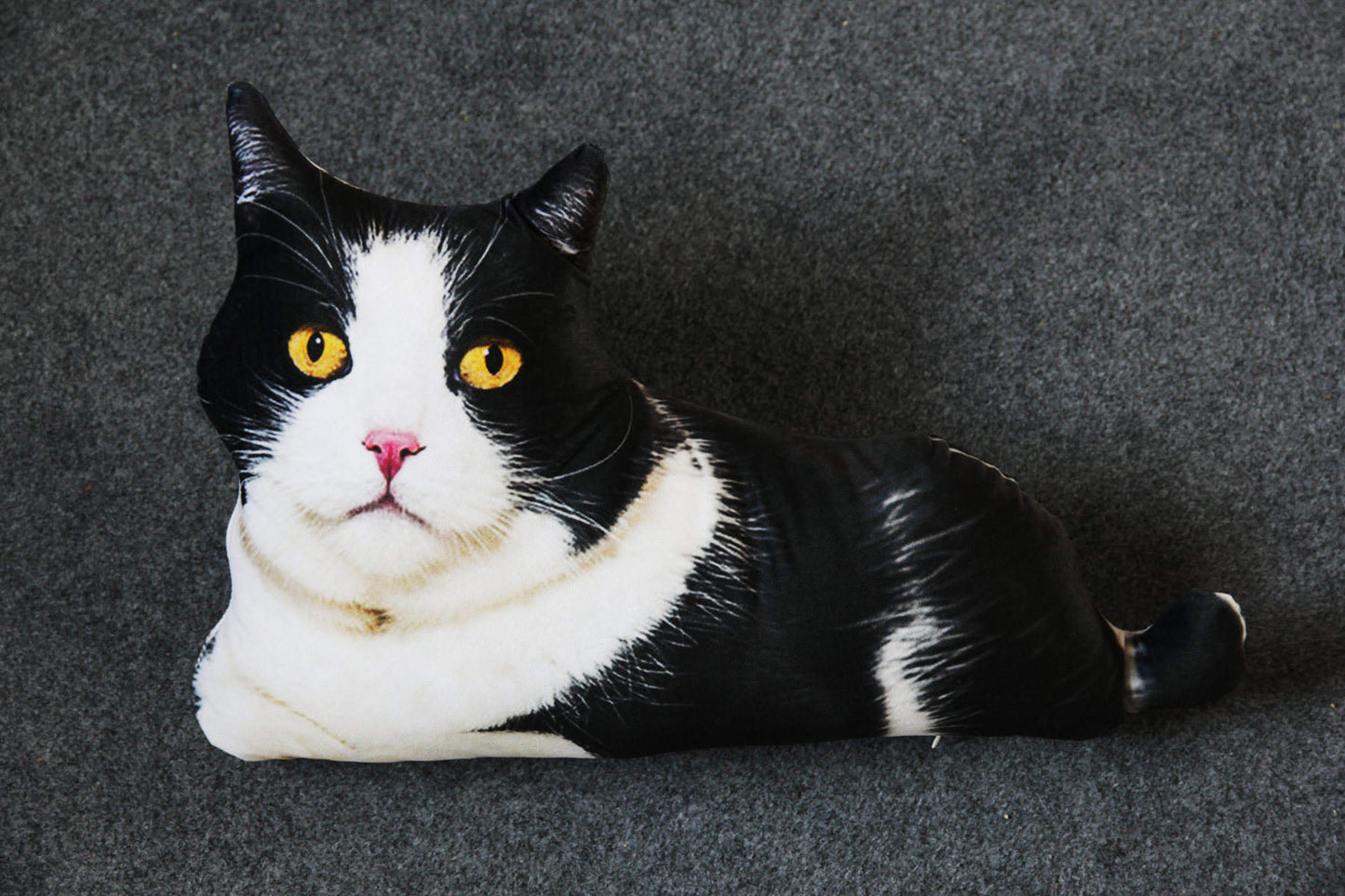1PCS 50CM 3D Simulation Cat Plush Stuffed Soft Pillow Cute Lifelike Dog Sofa Bedroom Cushion Kids Toys Home Decoration