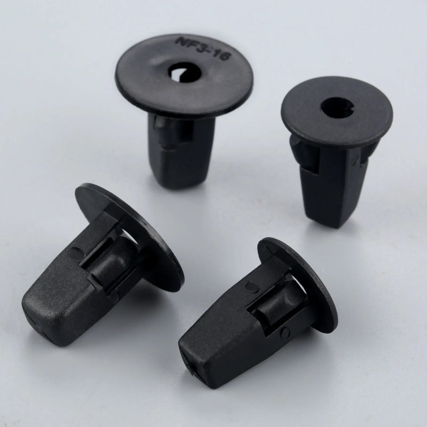 Yetaha 50 Pcs Car Fastener Clips Bumper Inner Fender Rivets Push Door Trim Cover Front Rear Wheel Clip for Toyota Honda Ford