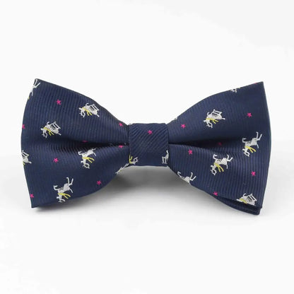 Plaid Children Bowtie Polester Bowties Baby Kid Kids Classical Pet Striped Butterfly Bow Tie Elk Bike Umbrella Dog Car