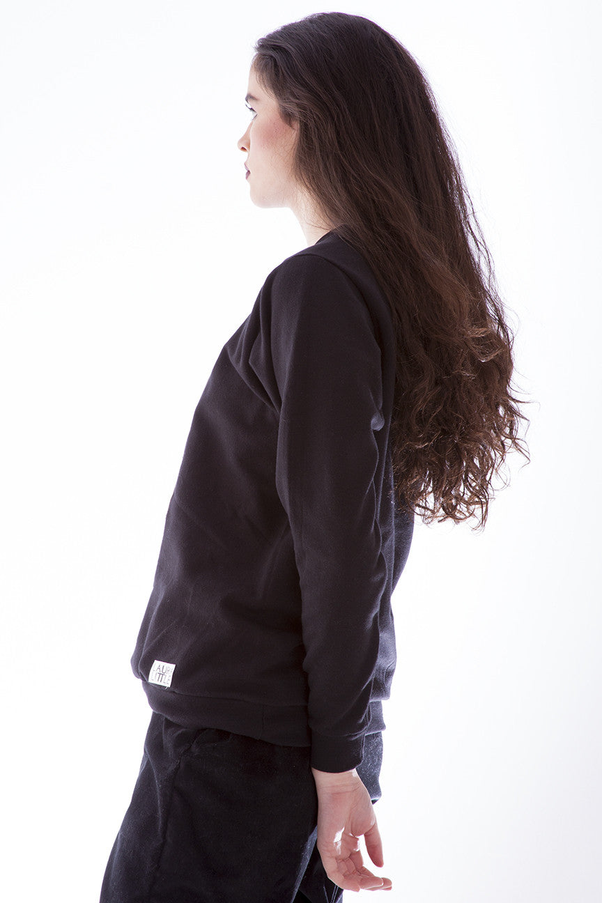 Women's Fashion Sweater - Blue Roses