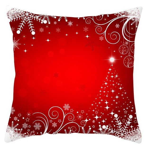 45x45cm Santa Claus Christmas Pillowcase Merry Christmas Decor for Home Christmas Ornament Xmas