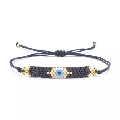 Go2boho Turkish Eye Bracelet Miyuki Evil Eye Bracelets for Women Pulseras Jewelry Handmade Beads Woven Jewellery