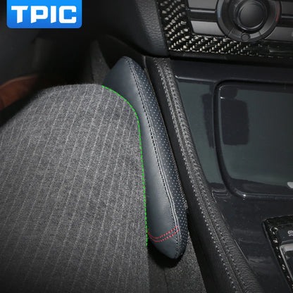 TPIC Leather Leg Cushion Knee Pad for BMW E46 E90 E92 E60 F30 F20 F22 F10 X1 X3 X4 X5 X6 2 3 5 7 Series Interior Car Accessories