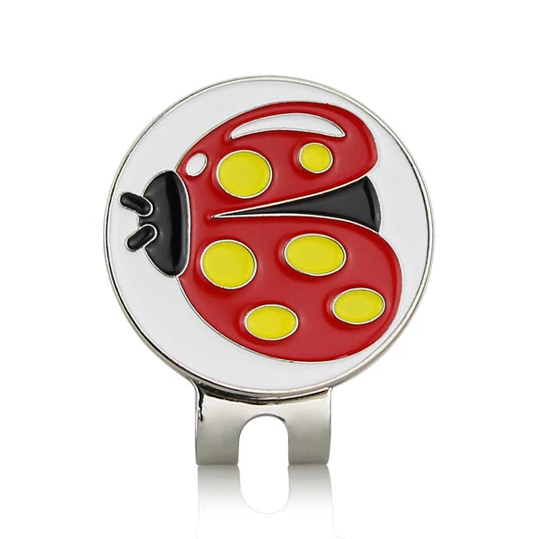 Golf Ball Mark With Golf Hat Clip Magnetic Alloy Birdie One Putt Eagle Tiger Cap Glove Design Golf Marker Men Women Drop Ship