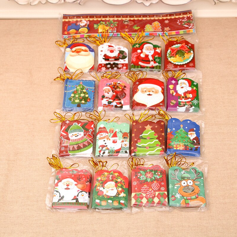 Christmas Greeting Card Christmas Tree Wishing Card Small Elevator Small Card Christmas Decoration Card Blessing Wish Card