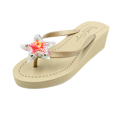 Hampton Pink- Women's Mid Wedge