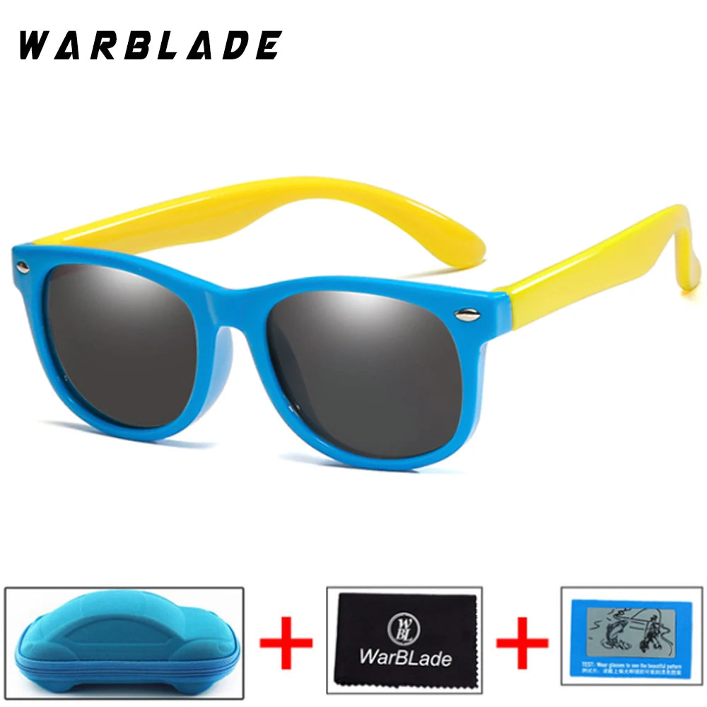 New Kids Polarized Sunglasses Children Boys Girl Sun Glasses Silicone Safety Glasses UV400 Eyewear Baby Shades Oculos With Boxes
