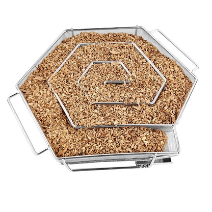 Cold Smoke Generator BBQ Accessories Steel Barbecue Grill Cooking Tool Smoker Salmon Bacon Fish Mini Apple Wood Chip Smoking Box