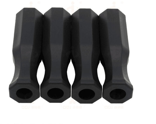 8 Pcs Soccer Table Handle Grip Fussball Table Football Rubber Handle Grip Replacment Part Tables Foosball Accessories Black