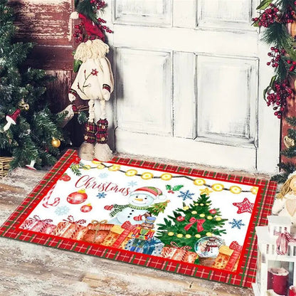 Waterproof Christmas Dining Tablecloth / Xmas Dining Chair Covers Christma