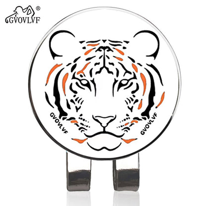 24 Kinds Different Design Golf Marker W Golf Hat Clip Clamp Golf Ball Mark Animals Wine Cup Plants Shoes Flag 1pcs