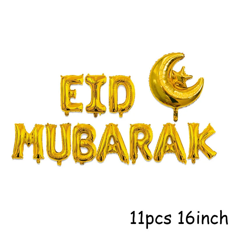 EID MUBARAK Moon Star Biscuit Mold Cookie Cutters Set Wooden EID Light Hanging Ramadan Mubarak Ramadan Kareem Party Home Decor