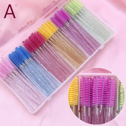 Eyelash Extension Set With Box Lashes Micro Brush Tape Glue Ring Eye Pad Disposable Mascara Applicator Eyelashes Tool