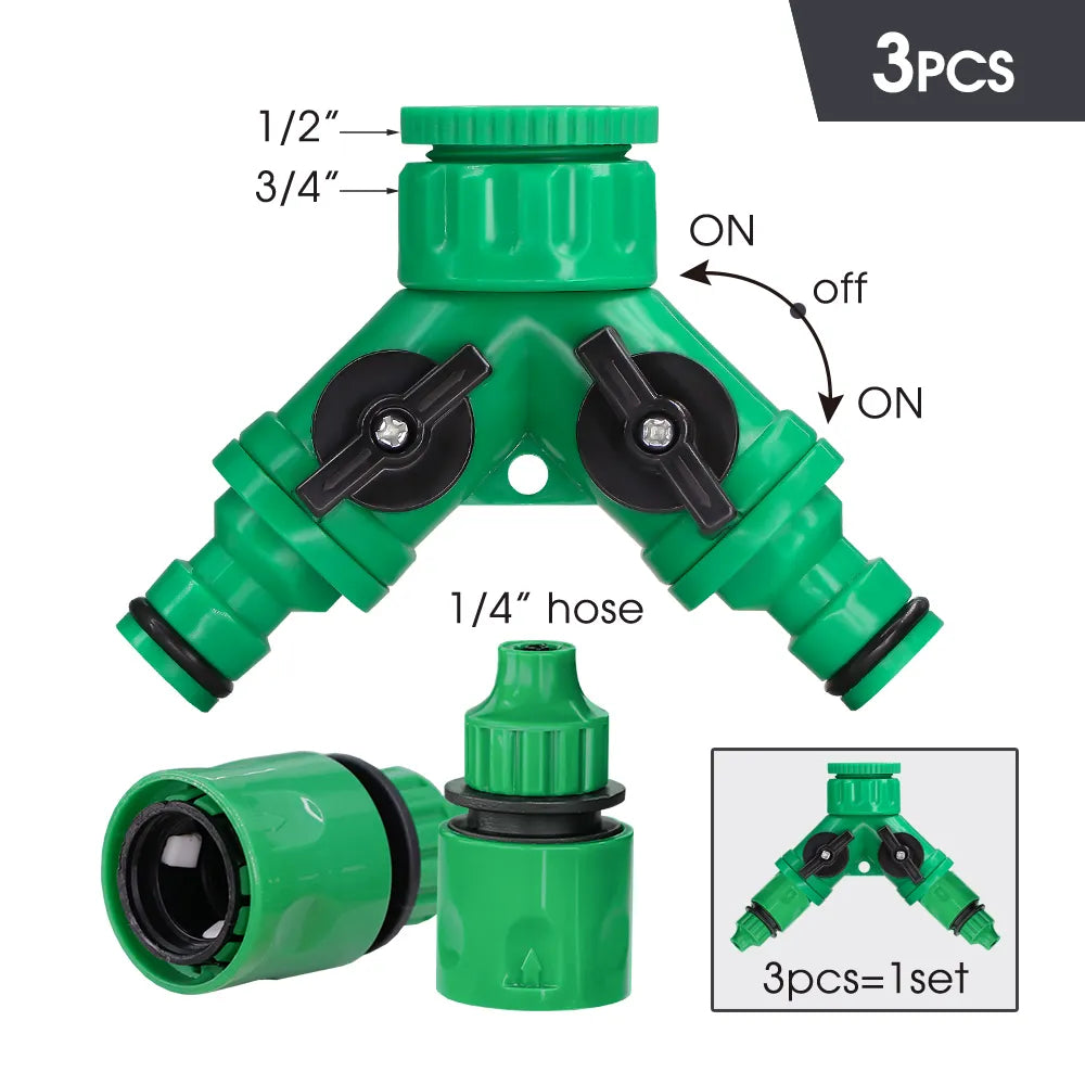 MUCIAKIE 5m-50m Automatic Garden Watering System Kits Self Garden Irrigation Watering Kits Micro Drip Mist Spray Cooling System
