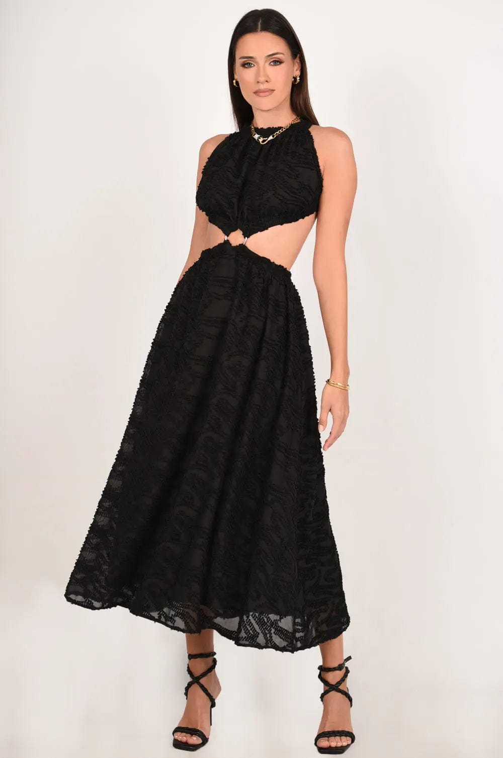 Out of Your Reach Maxi Backless Dress
