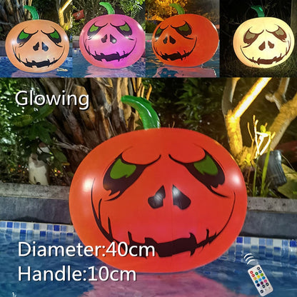 Large Christmas Halloween Outdoor Decoration Thick Inflatable Pumpkin PVC Hanging Halloween Party Bar Haunted House Decoration