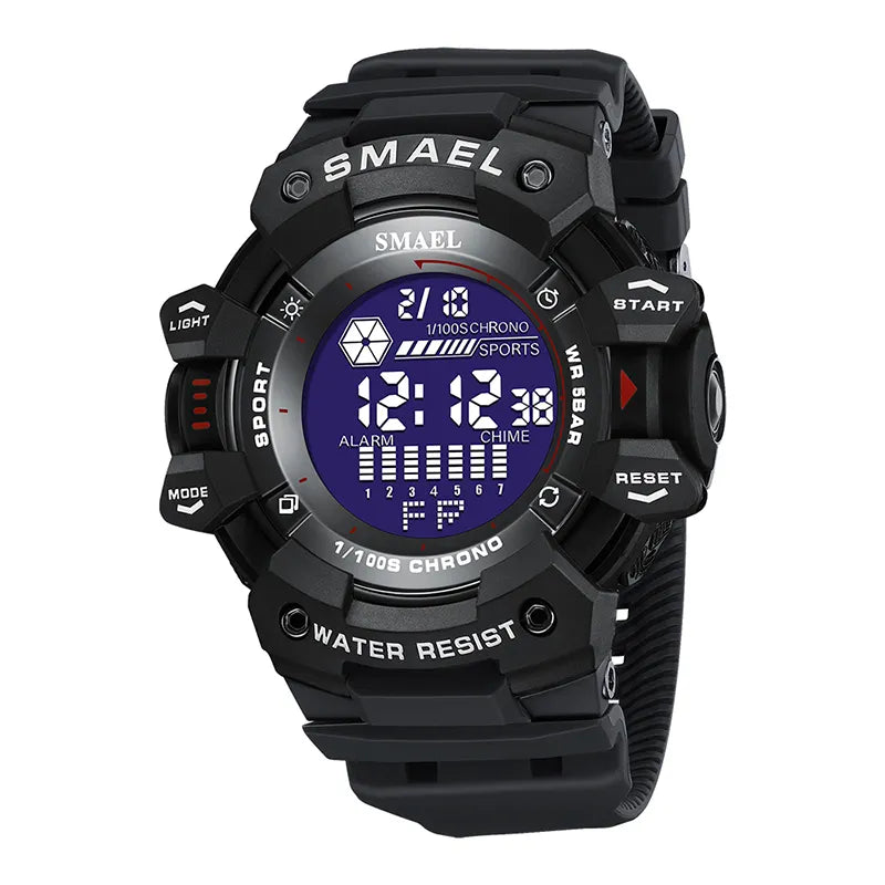 Mens Watch Military Water Resistant SMAEL Sport Watch Army Led Digital Wrist Stopwatches for Male 1802 Relogio Masculino Watches