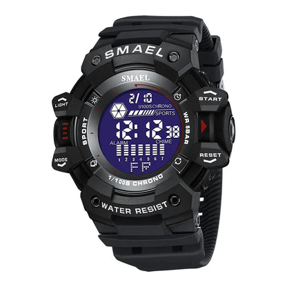 Mens Watch Military Water Resistant SMAEL Sport Watch Army Led Digital Wrist Stopwatches for Male 1802 Relogio Masculino Watches