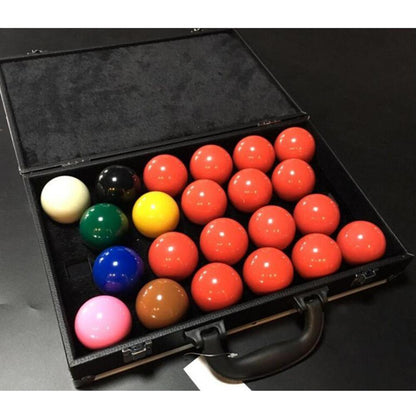 PU Billiard Storage Snooker Box Pool Box Balls Carrying Case for Billiard Accessory With Carry Handle Black