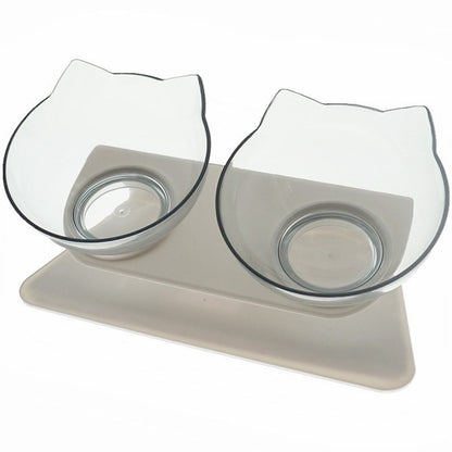 Non-Slip Double Cat Bowl Dog Bowl With Stand Pet Feeding Cat Water Bowl for Cats Food Pet Bowls for Dogs Feeder Product Supplies