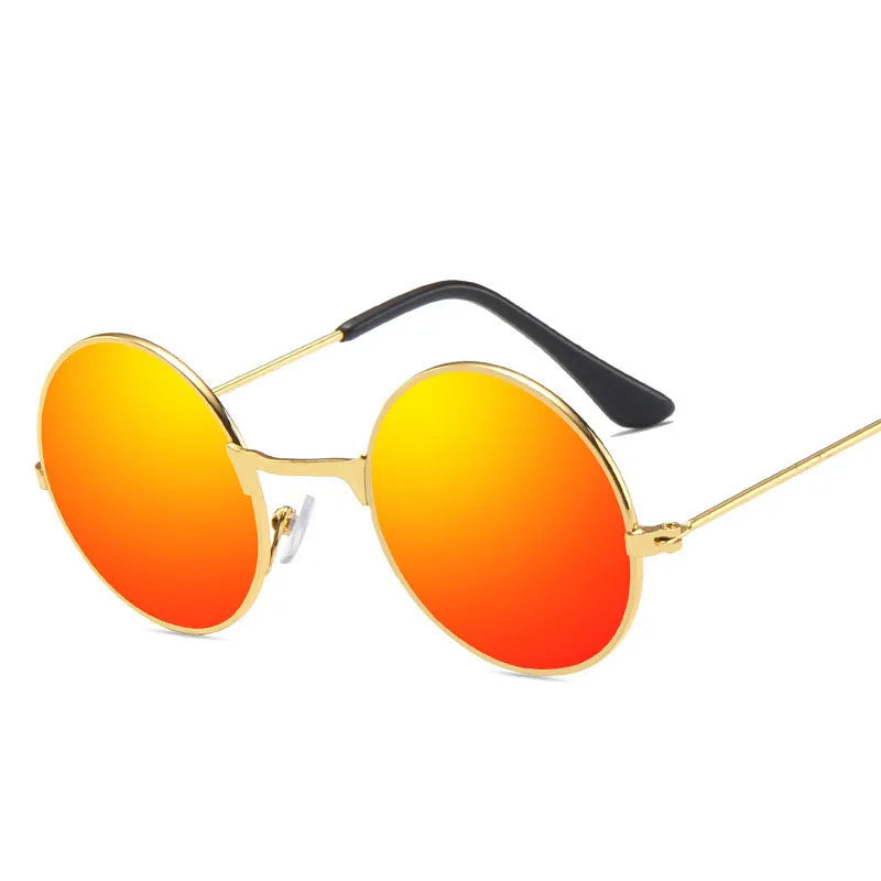 LeonLion 2023 Round Sunglasses Children Luxury Brand Sunglasses Children Cute Glasses for Boy/Girl Mirror Oculos De Sol Feminino