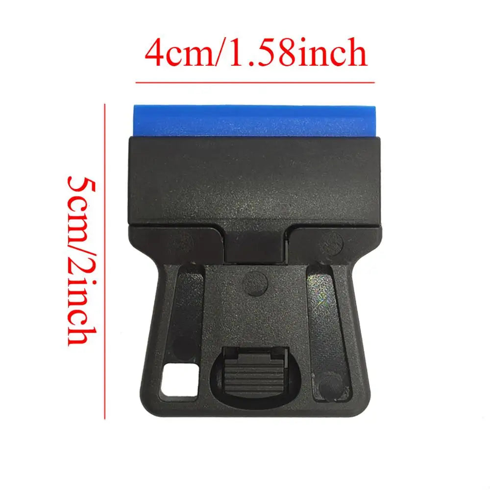 CNGZSY Auto Sticker Label Glue Scraper Plastic Razor Blades Glass Window Clean Spatula Car Vinyl Wrap Film Squeegee E14B