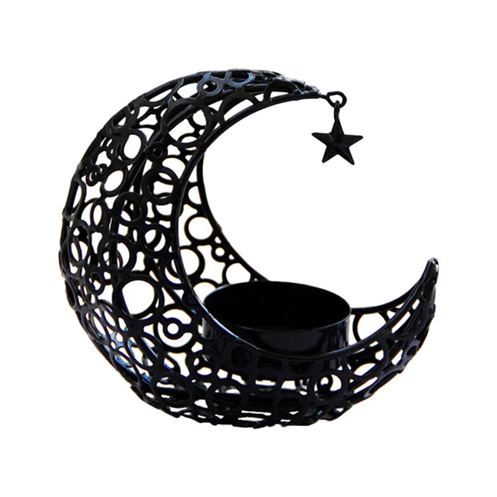 Eid Mubarak Candle Holder 2023 Ramadan Kareem Banner Ramadan Decoration for Home Islamic Muslim Party Decor Eid Al Adha