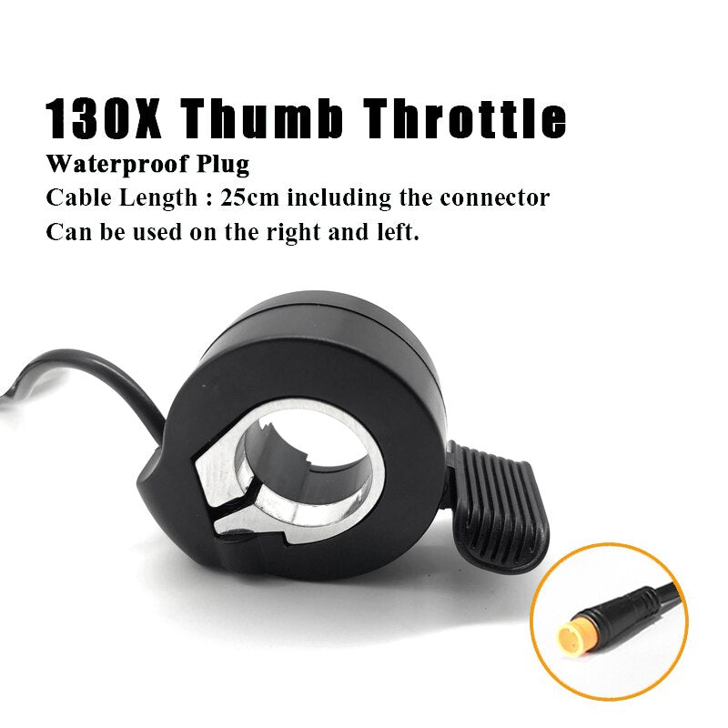 Okfeet Wuxing Throttle Electric Scooter Bike 130X Thumb Throttle Accelerator for Ebike Bicycle Conversion Kit