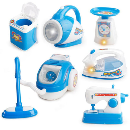 1pcs Children Kitchen Pretend Play Toys Light-Up & Sound Simulation Kitchen Toys Household Appliances Toy for Kids Children Baby