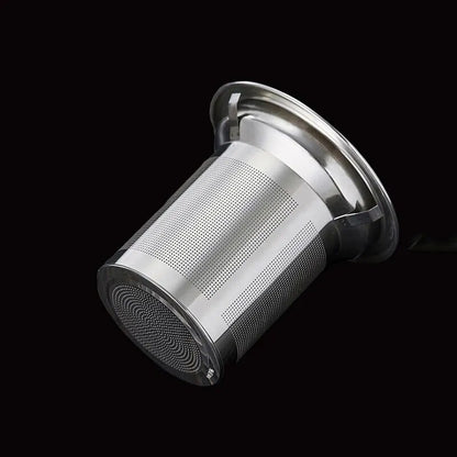 Heat Resistant Glass Teapot With Stainless Steel Tea Infuser Filter Flower Tea K