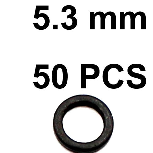 50PCS Carp Fishing Accessories Rig Rings Round Oval Tear Drop Hair Rig Blow Back Rig Micro Ring Terminal End Tackle Equipment